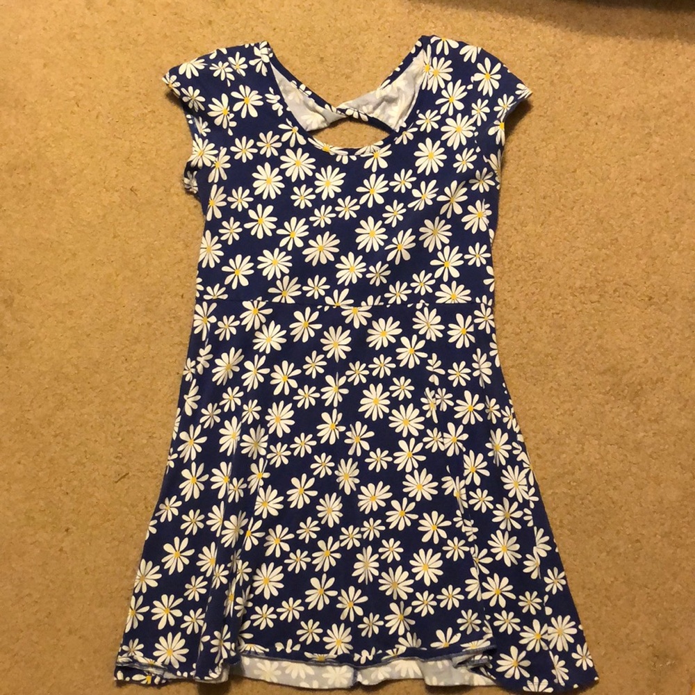 Blue daisy sundress